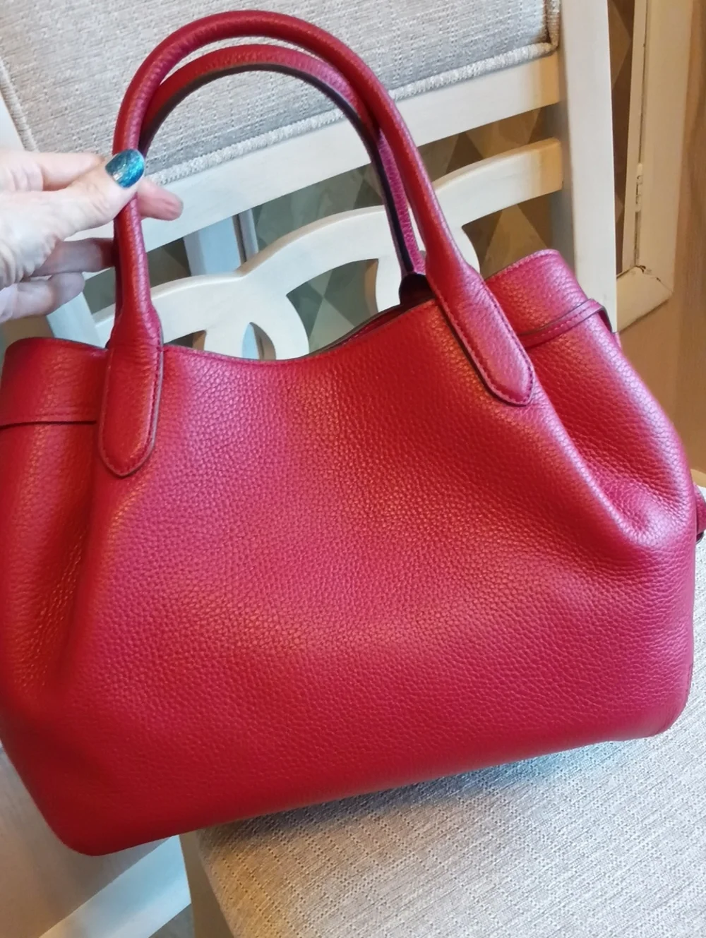 Kate Spade Large Dumpling Satchel Blackberry Preserves